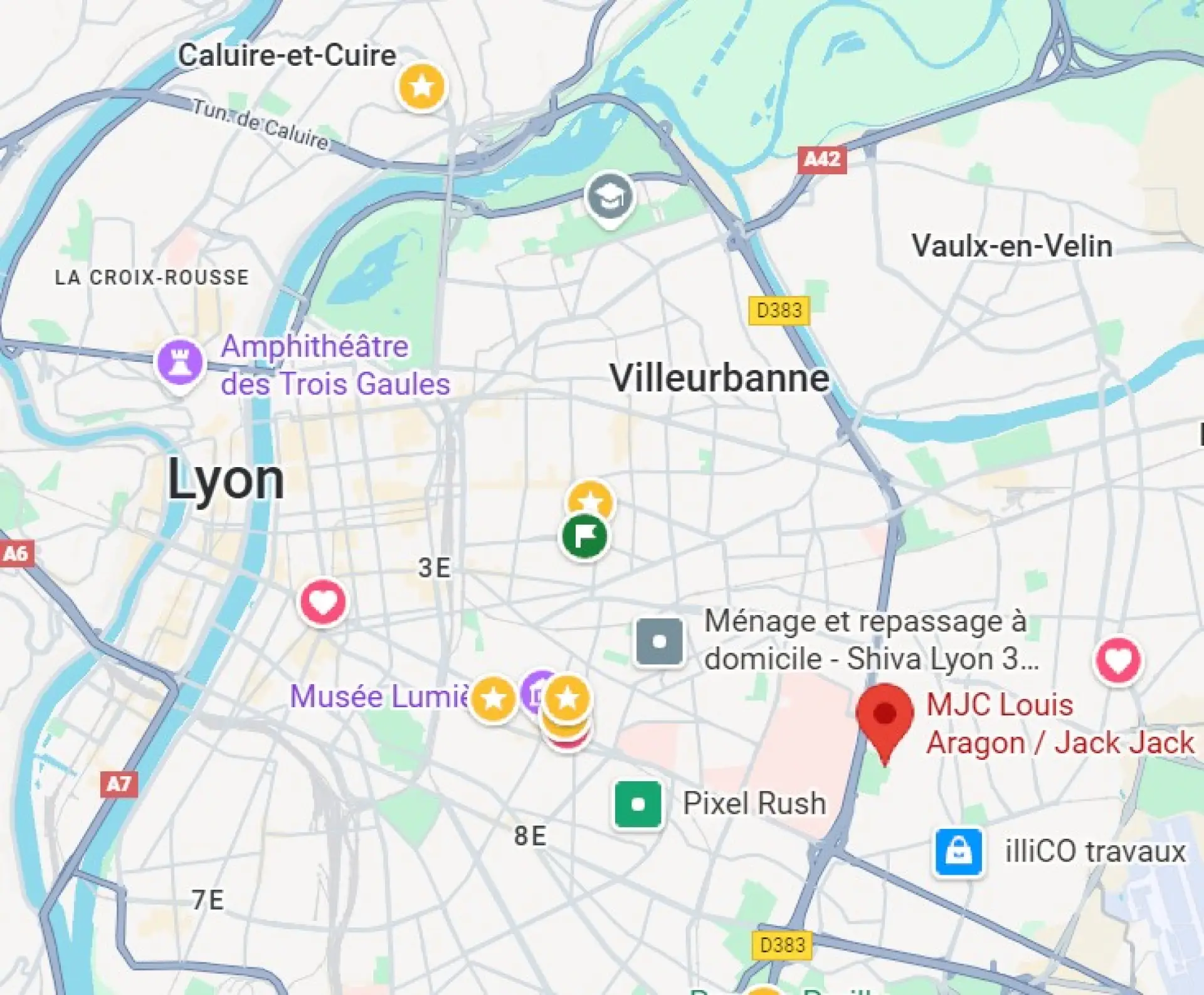 MJC Louis Aragaon - 16 place Gaillard Romanet - 69500 BRON