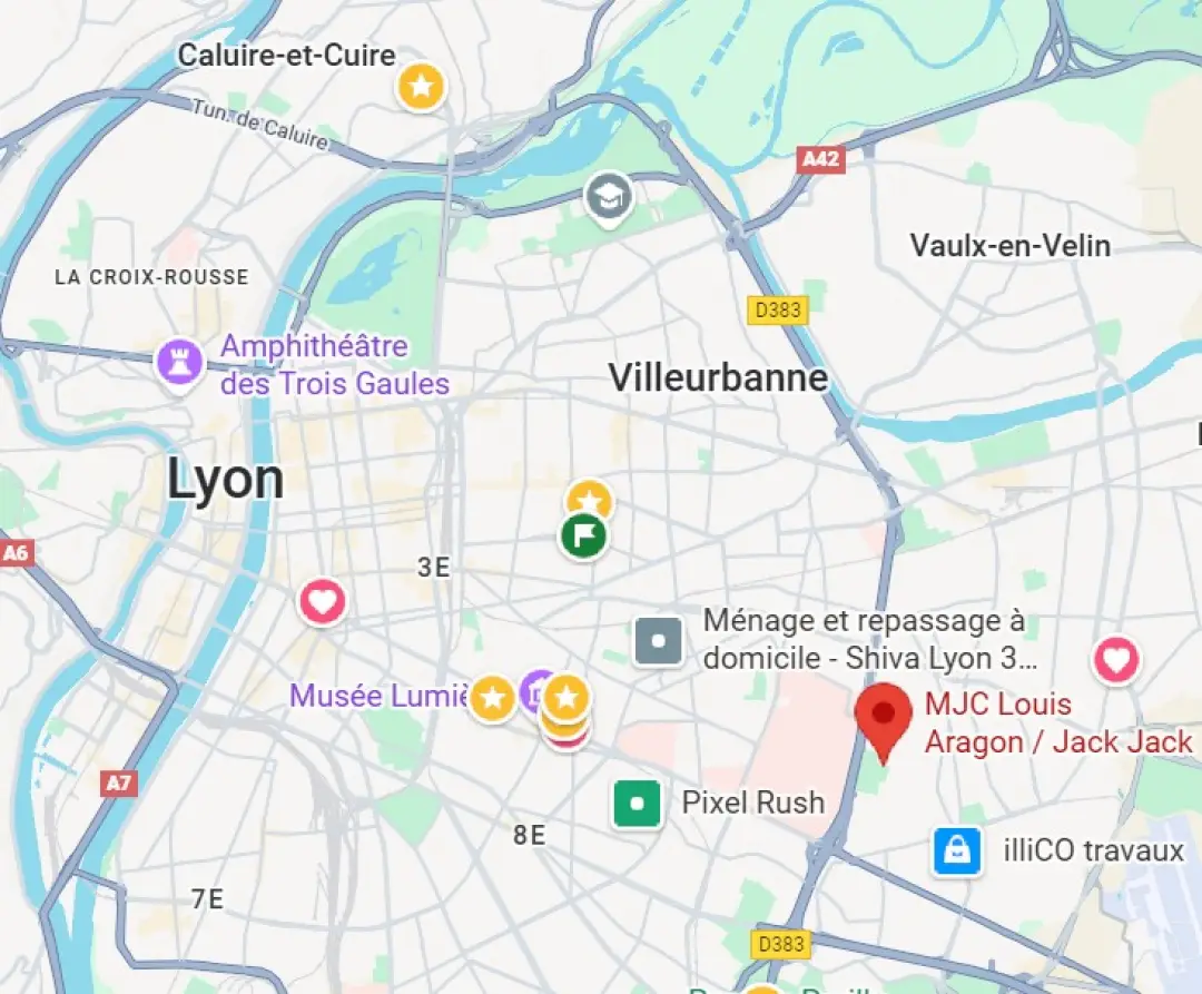 MJC Louis Aragaon - 16 place Gaillard Romanet - 69500 BRON