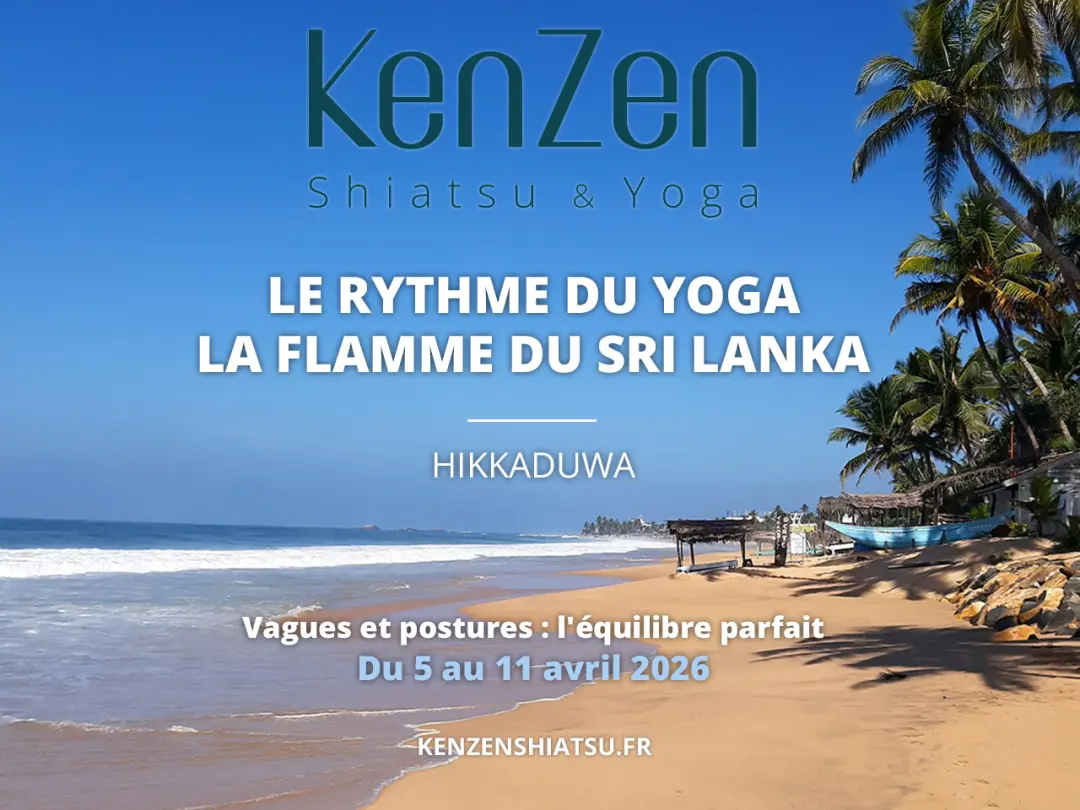 Couché de soleil Hikkaduwa Beach - retraite immersive Océan & Yoga